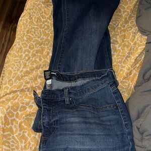 Fashion Nova Blue Boot Cut Jeans with Classic Indigo Wash